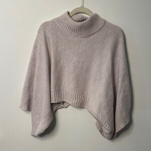 Bishop + Young Cream Poncho Sweater